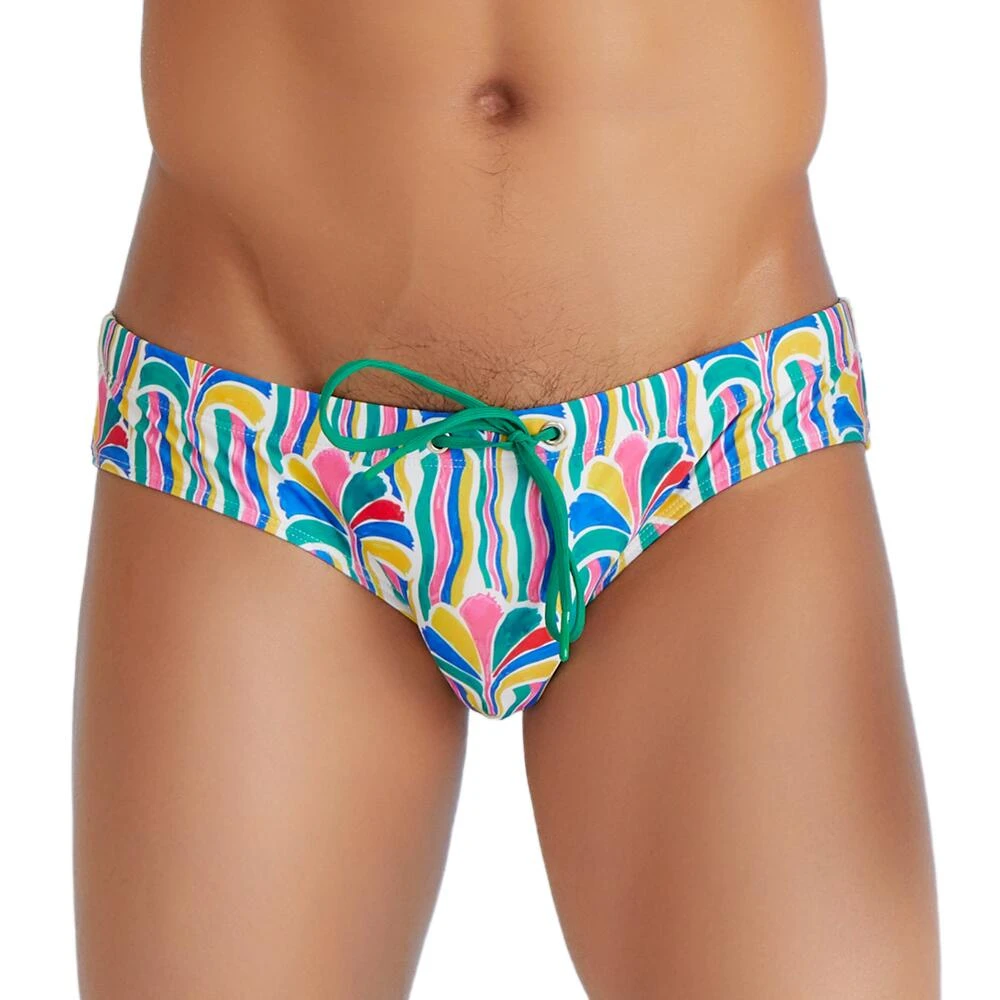 Psychedelic Jungle Club Swim Briefs 2 Psychedelic Jungle Club Swim Briefs - Image 2
