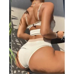 Retro Push Up High Waisted Bikini Set 10 Retro Push Up High Waisted Bikini Set -BoldSkin Store Se8de31acc49543d88889511fd8d308eaC