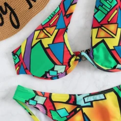 Abstract One Shoulder High Cut Bikini Set 25 Abstract One Shoulder High Cut Bikini Set -BoldSkin Store Sfe16c7916280412fb93db6f4b2141fbcI b819868b 141f 4c4f a44e 05a8d78de1ac