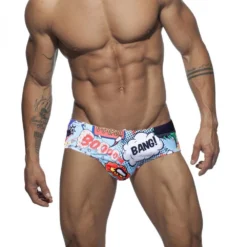Comic Graphic Swim Briefs
