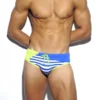 Striped Swim Briefs