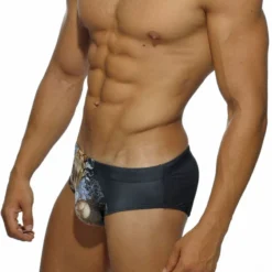 Floral Skull Swim Briefs -BoldSkin Store product image 1737599432