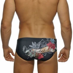 Floral Skull Swim Briefs -BoldSkin Store product image 1737599433