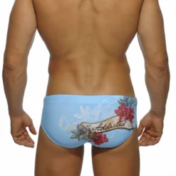 Floral Skull Swim Briefs -BoldSkin Store product image 1737599435
