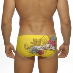 Floral Skull Swim Briefs -BoldSkin Store product image 1737599439