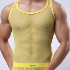 Men's Coloured Mesh Tank Top -BoldSkin Store product image 1833982897