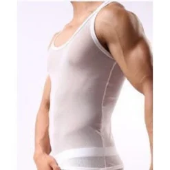 Men's Coloured Mesh Tank Top -BoldSkin Store product image 811443793