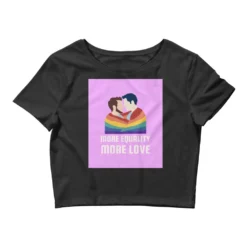 LGBT Couple Crop Top