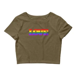 Gay Love Crop Top