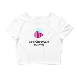 BoldSkin Store 35 BoldSkin Store -BoldSkin Store womens crop tee white front 62706f0a06225